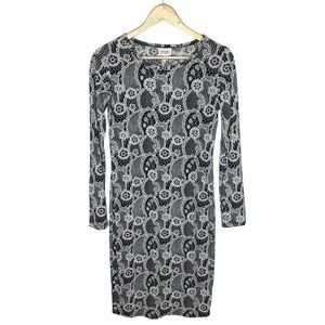 NWT Black/White LuLaRoe Printed Lace Design Debbie Dress xs